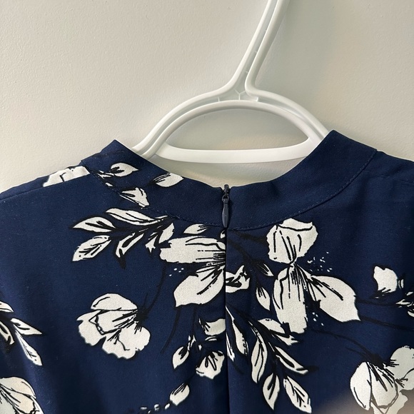 Navy Floral Boho Dress - Picture 6 of 9